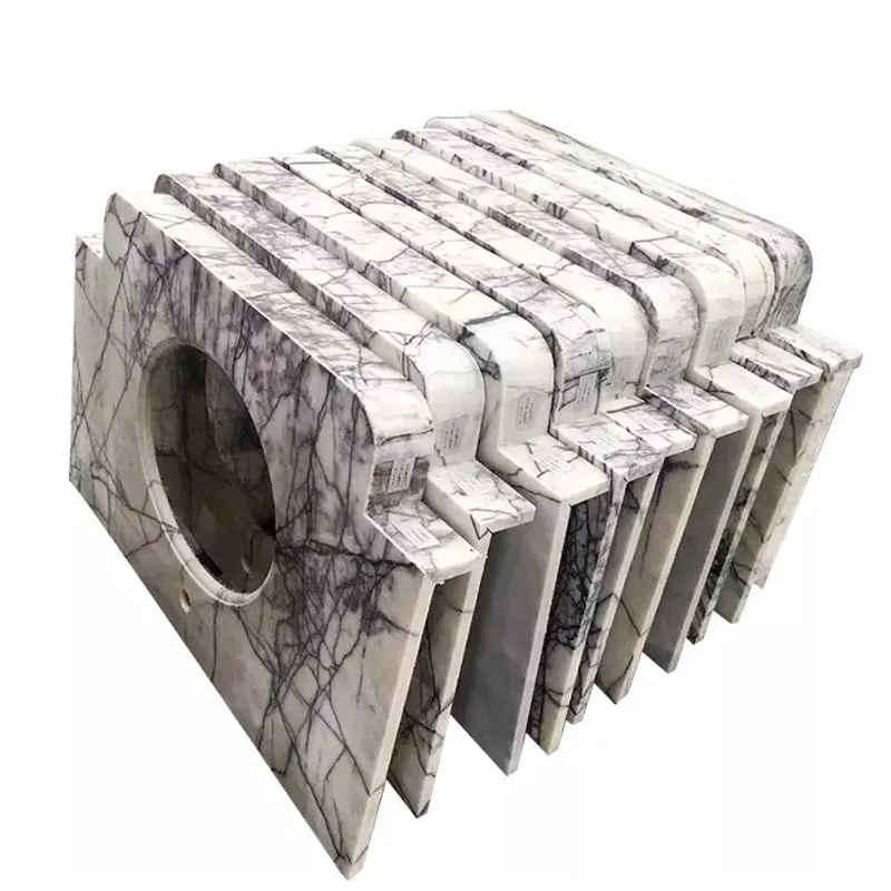 Milas Lilac White Marble Vanity Tops Milas Lilac White Marble Vanity Tops