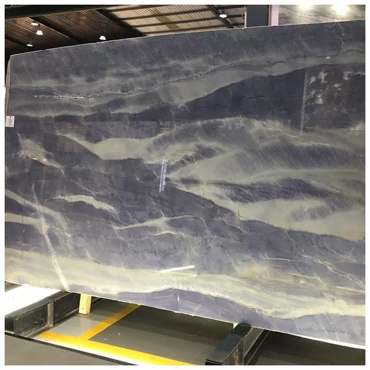 azul quartzite slab
