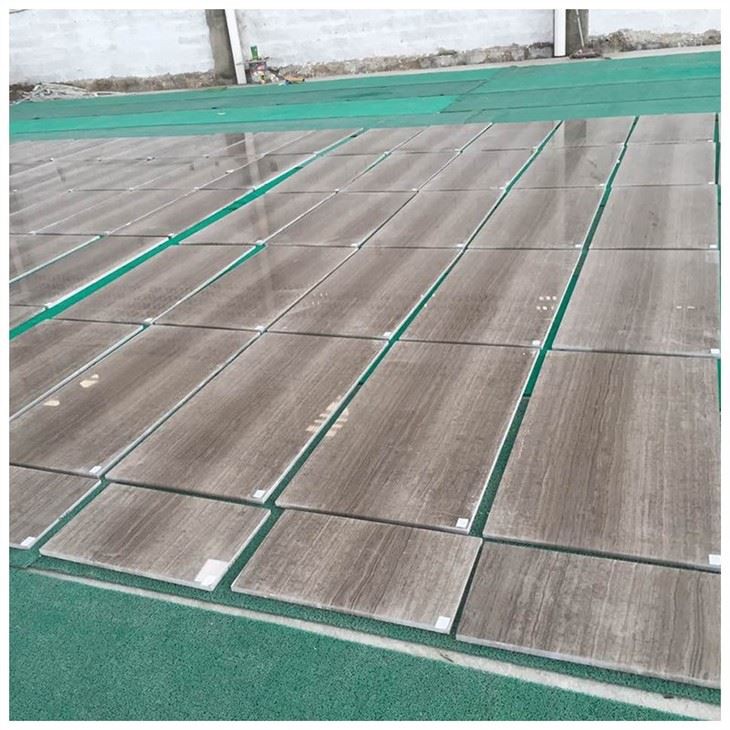 Wooden Grey Marble Floor Tiles