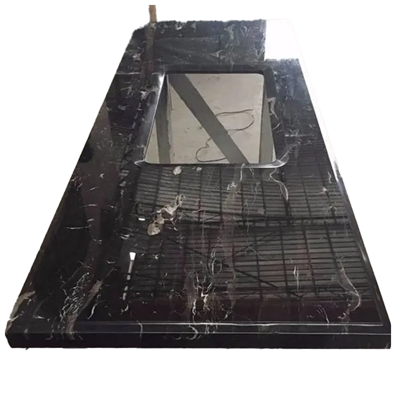 Black Marble Bathroom Countertops