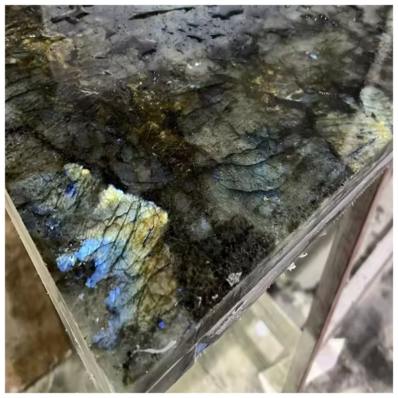 Labradorite Blue Granite Bathroom Countertops
