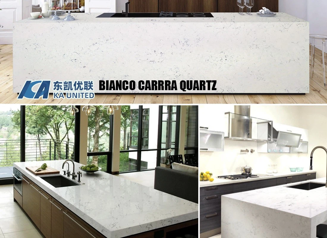 Bianco Carrara White Quartz Countertop Projects In Real Estate Projects KA UNITED Bianco Carrara White Quartz Countertop Projects In Real Estate Projects KA UNITED