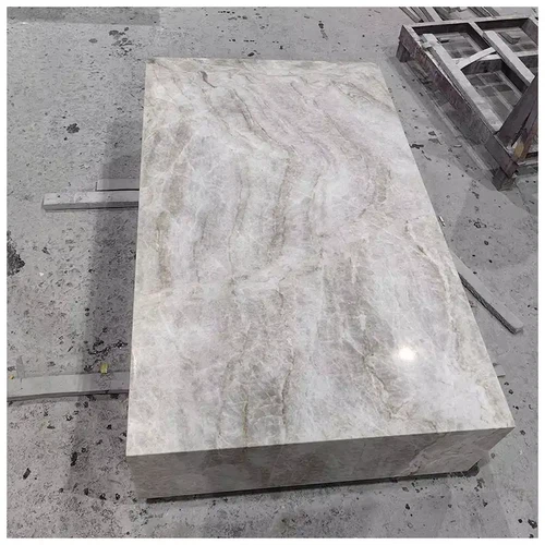 Taj Mahal Quartzite Low Plinth Coffee Tables Taj Mahal Quartzite Low Plinth Coffee Tables